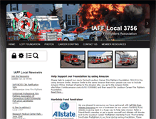 Tablet Screenshot of iaff3756.org